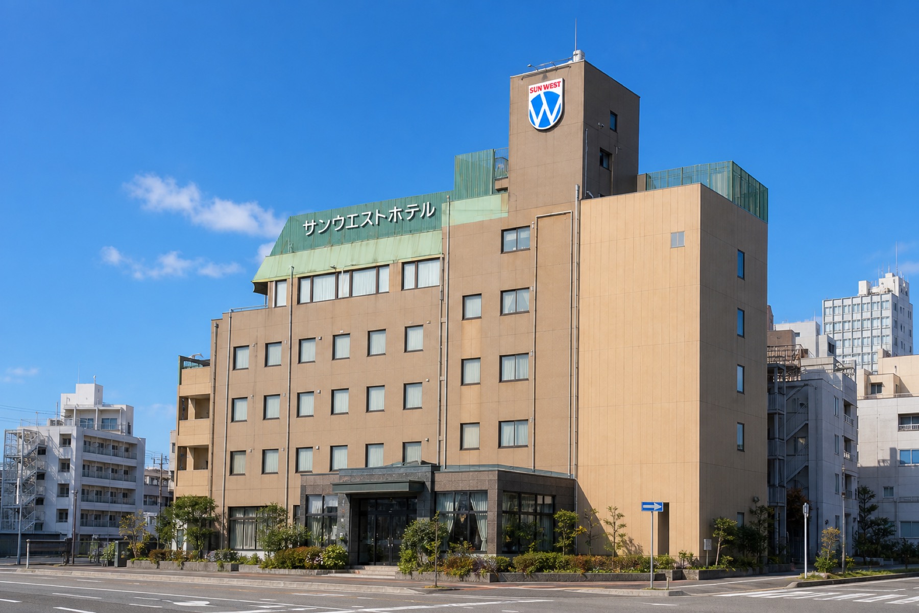 サンウエストホテル佐世保 外観